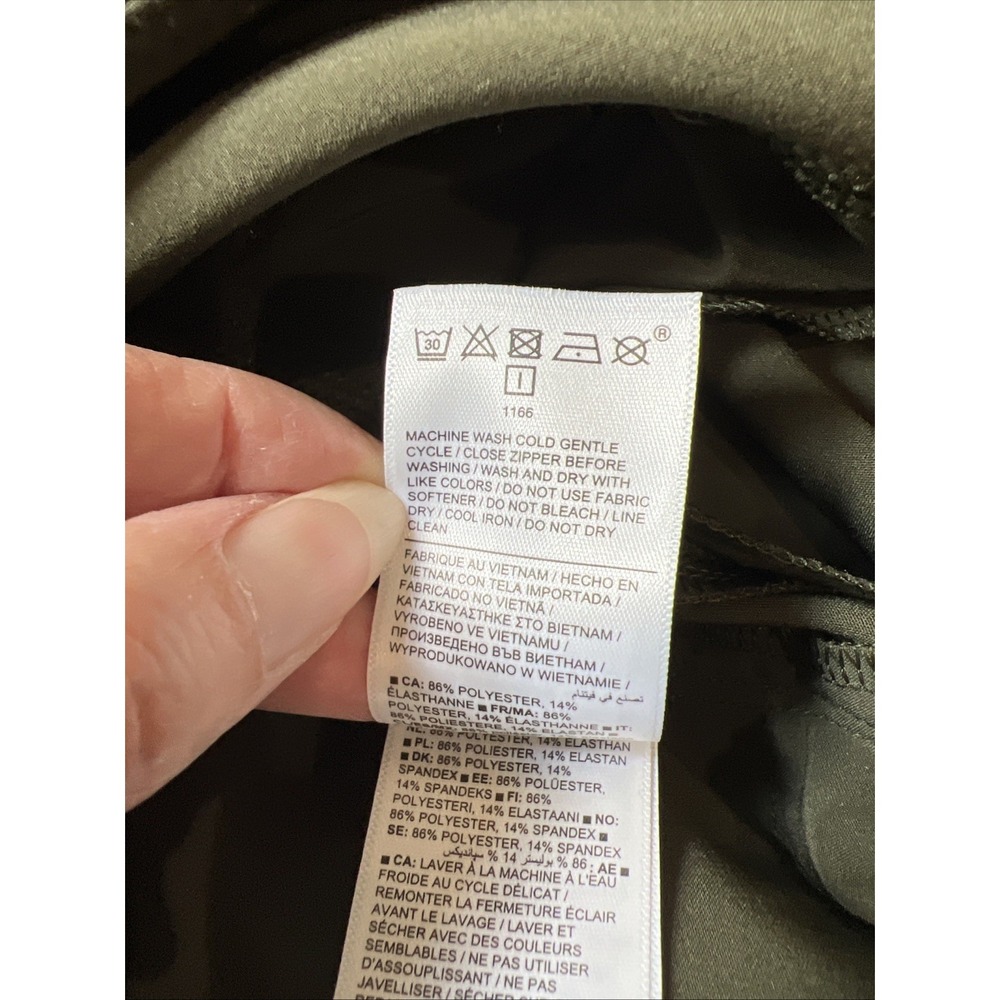 Athleta Endless High Rise Pant Pull On Stretch Athleisure Olive Classic - Picture 6 of 8